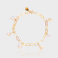SELINE Keshi Pearl Charm Bracelet
