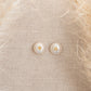 citrine pearl earrings