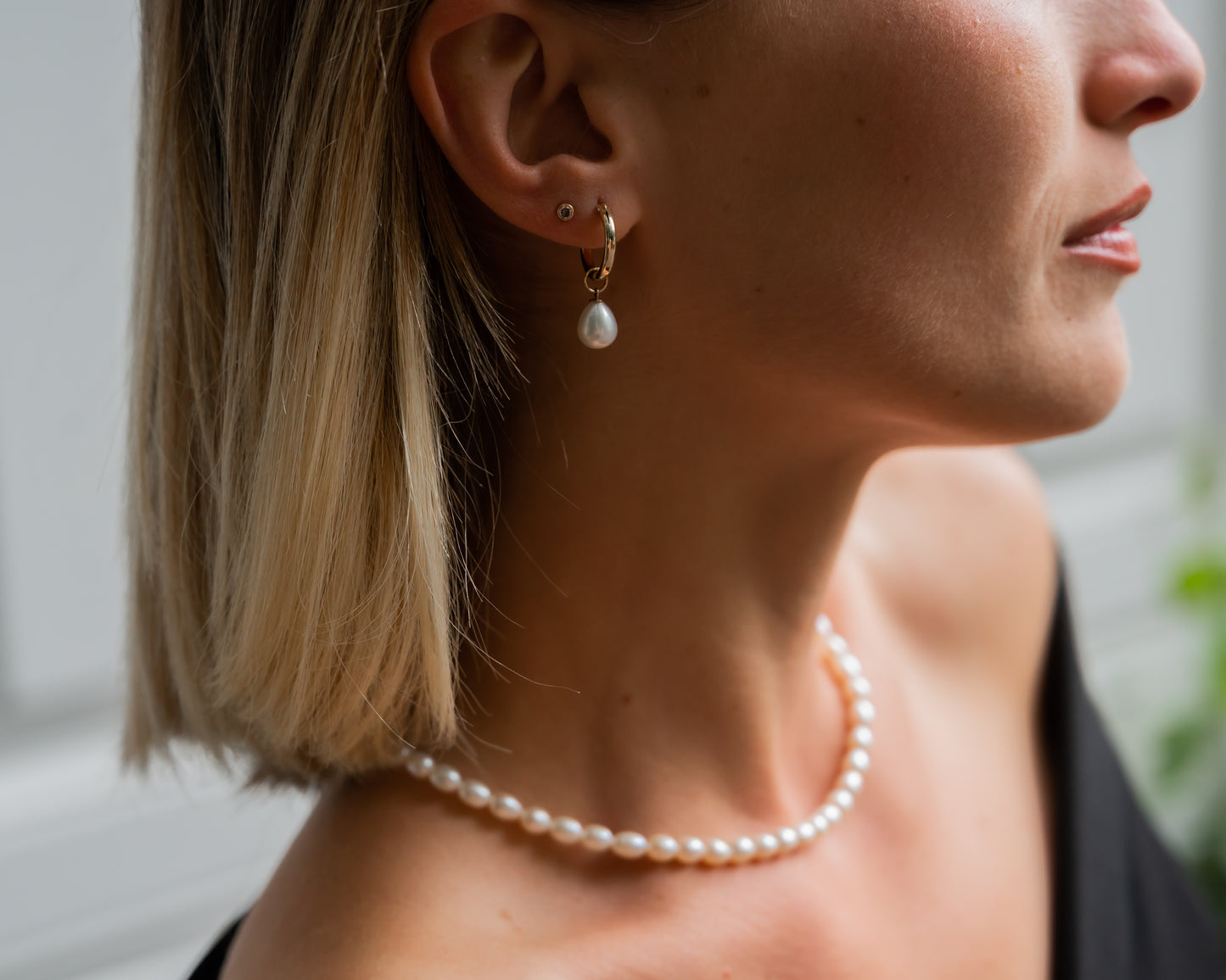 gold pearl hoop earrings april 29 jewellery